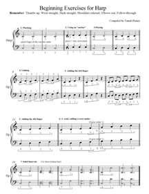 Harp Exercises Thumbnail - Click on picture to get printable version